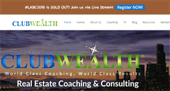 Desktop Screenshot of clubwealth.com