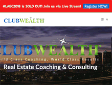 Tablet Screenshot of clubwealth.com